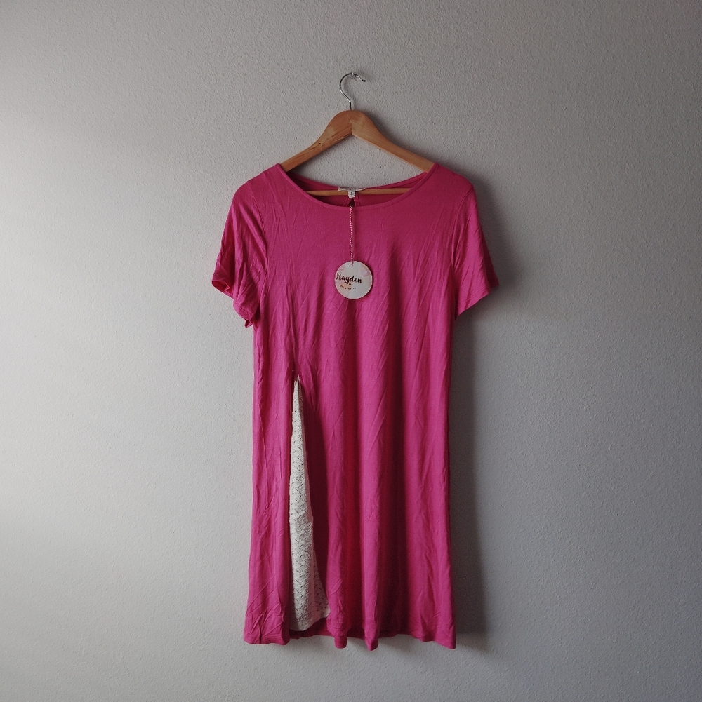Hayden Pink Short Sleeve Dress